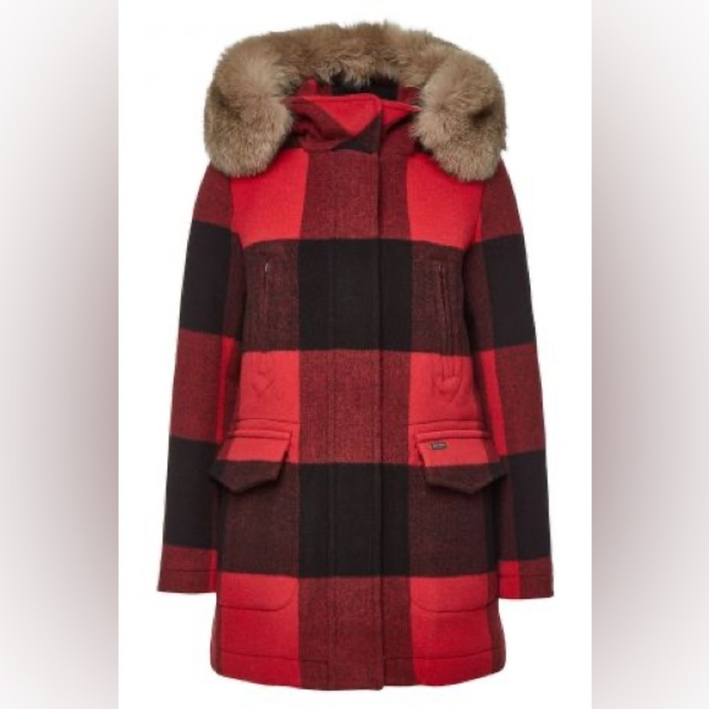 Woolrich McKenzie Buffalo Plaid Parka